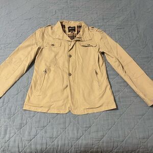 Wantdo Beige Utility Jacket with Pockets – Women’s Size Small